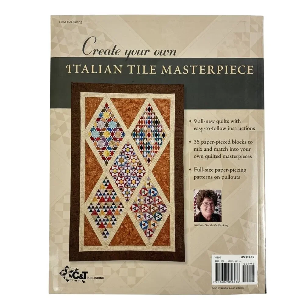Bella Bella Sampler Quilts Book By Nora McMeeking Inspired By Italian Marble